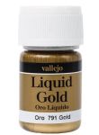 Vallejo 70791 - Gold - Kolor metaliczny na bazie alkoholu (35ml)